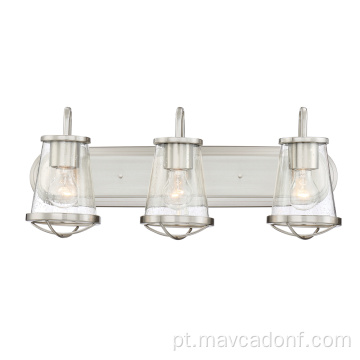 Um Lite E26 Cone Clear Glass Vanity Light